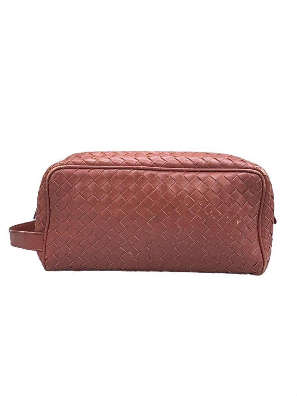 Bottega Veneta Clutch Bag Leather Brown